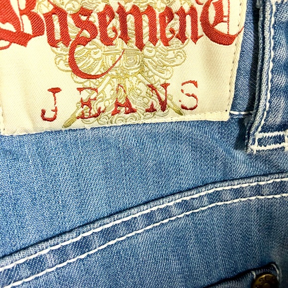 Basement Jeans, Size 36 x 32, Color Stonewashed Blue, No holes or Stains - Picture 8 of 8